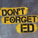 Twitter Profile picture showing Don't Forget Ed logo